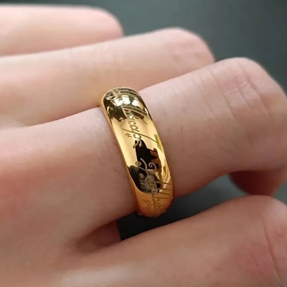 🌻3 For $15🌻 Lord Of The Finger Rings - Smeagol's Precious - Size 7 Ring - Picture 2 of 3